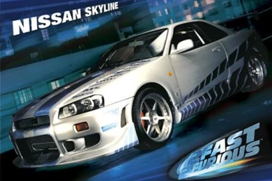 Nissan Skyline Fast And Furious   Wallpaper.
