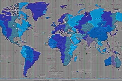 Justpict.com World Map Time Zones Wallpapers