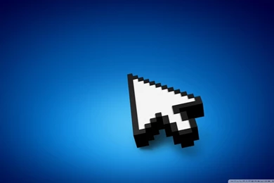Pixel Mouse Pointer HD Desktop Wallpapers : Mobile : Dual Monitor