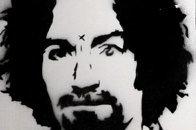 Charles Manson Stencil By Annievix On DeviantArt