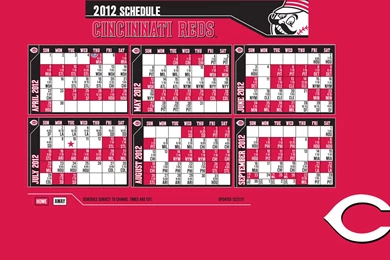 12 New 2012 Red Schedule Wallpapers