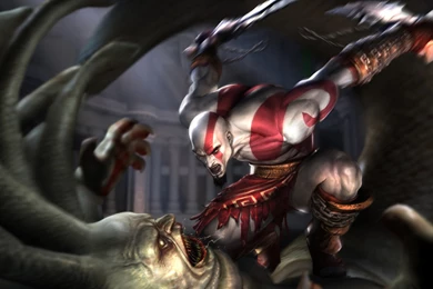 Medusa God Of War Kratos Wallpapers
