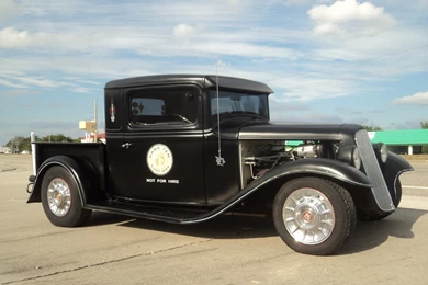 1932 Ford Pickup Hotrod Hot Rod Custom Old School Blach Primer USA ...