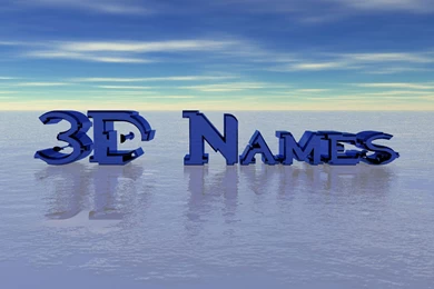 3D Name Wallpapers Animations
