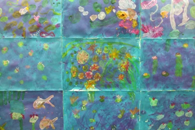 Rainbow Skies & Dragonflies: 2nd Grade   Water Lily Ponds   Claude ...