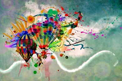 Jestingstock.com Hot Air Balloon Art Wallpapers