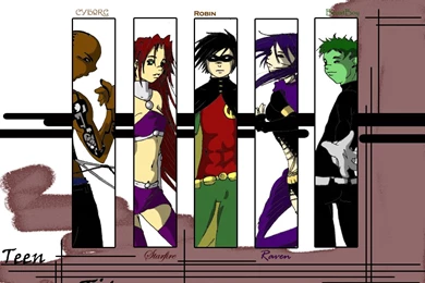 DeviantArt: More Like Teen Titans Raven Wallpapers By Missan