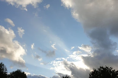 Grey Clouds On The Blue Sky Wallpapers