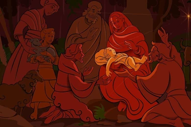 Christian Christmas Backgrounds