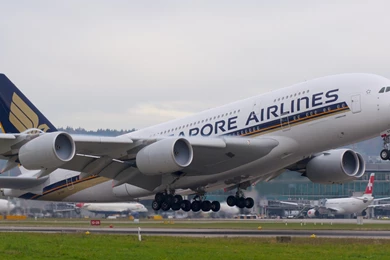 Singapore Airlines & Fly Emirates Airbus A380 800 Wallpapers :: HD ...