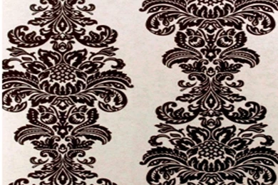 Kandola Jewel Jeweled Damask Flocked: Designer Brands