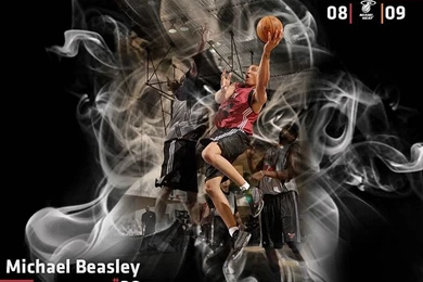 Miami Heat : Michael Beasley Photo3   Wallcoo.net