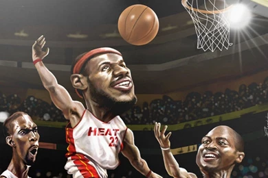 Lebron James Wallpapers Miami Heat Wallpapers » WallDevil   Best ...