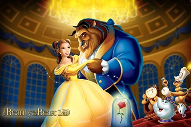 Beauty And The Beast 3D Disney Princess Wallpapers (34653647 ...
