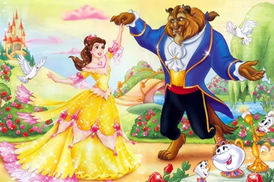 Beauty And The Beast   Disney Princess Wallpapers (30378285)   Fanpop