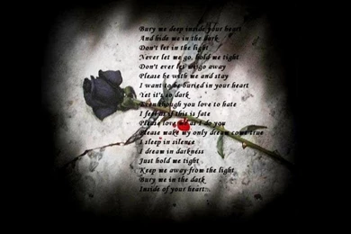 DARK LOVE POEM WALLPAPER (