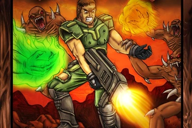 DOOM 1 Comic Cover Fan Art By Souren K Yami On DeviantArt