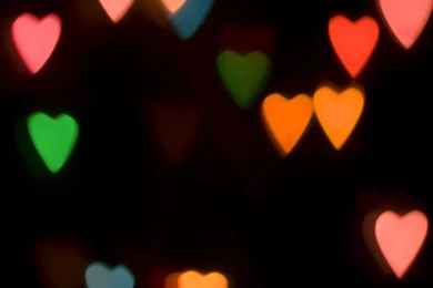 Abstract Colorful Love Light In Dark iPhone 6 Wallpapers Download ...