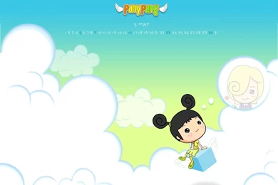 Korean Cartoon Girls Wallpapers   Panyang Girl6   Wallcoo.net