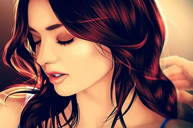 Beautiful Girl Art   Android Wallpapers @mobile9