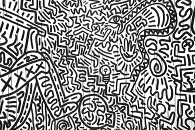 Justpict.com Keith Haring Black And White Wallpapers