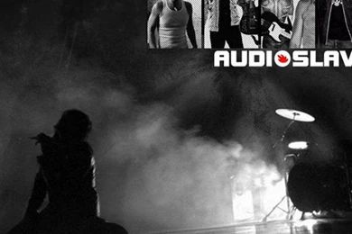 AUDIOSLAVE ON STAGE WALLPAPER   (