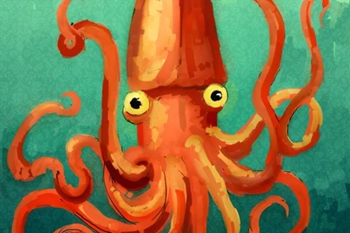 DeviantArt: More Like Amazing Giant Squid By Lanabosak