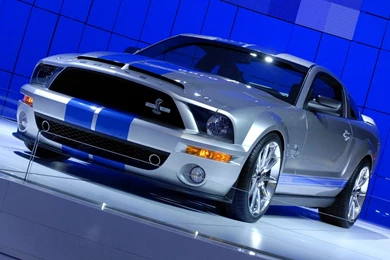 Blue Ford Mustang Complex Magazine Shelby GT500 Supersnake ...