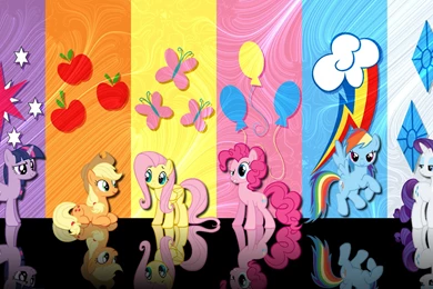 MLP Fim] Mane 6 Wallpapers By Phafy On DeviantArt