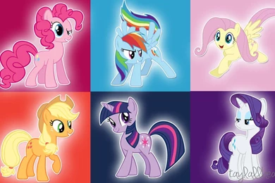 Mlp_fim_wallpaper__mane_6__by_taylallheart d4umy0b – Lavender And ...