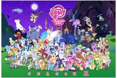 MLP FiM S2 Character Cluster fun (update 1) By Blue Paint Sea On ...