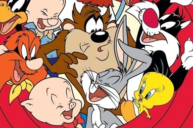 Looney Tunes Logo Bugs Bunny   Wallpaper.