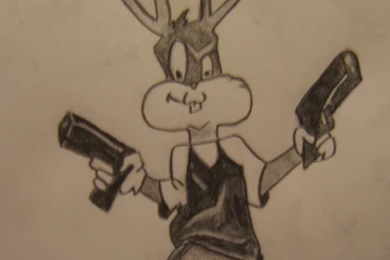 DeviantArt: More Like Gangsta Bugs Bunny 2 By Pxyxstx