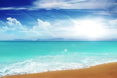 Sunny Day At The Beach Wallpapers   Beach Wallpapers