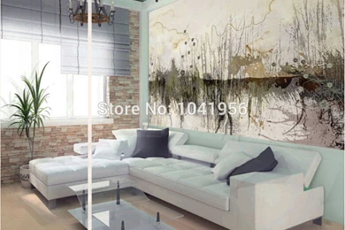 Photo Wallpapers Classic Fashion 3d Mural Wallpapers Sofa Black And ...
