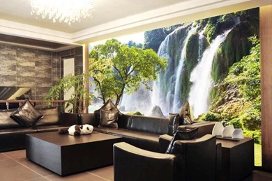 Custom Photo Wallpapers For Walls Large Mural Wall Paper Roll 3D ...