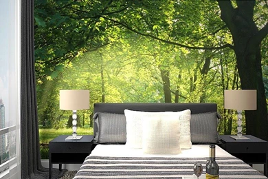 Custom 3d Wallpapers Idyllic Natural Flowers Wallpapers For Living ...