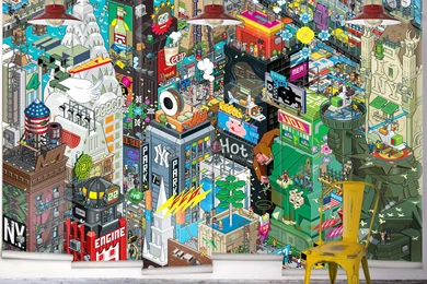 Exclusive EBoy / New York City Wall Mural