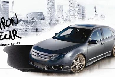Sema 2009 Ford Fusion Sketch Wide Hd Wallpapers   (