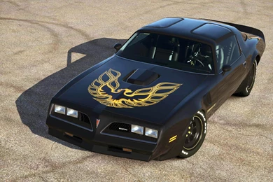Black Pontiac Firebird Trans Am With Logo On The Hood   1920x1080 ...