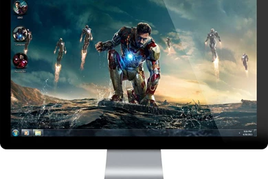 Iron Man Exclusive Theme For Windows 7 And 8 With 20+ Wallpapers