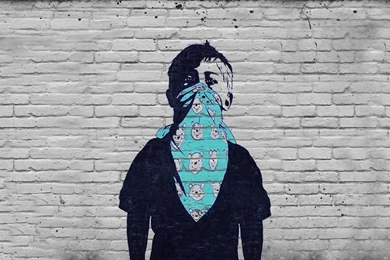 Graffiti Of An Anarchist Boy Wallpapers   Artistic Wallpapers