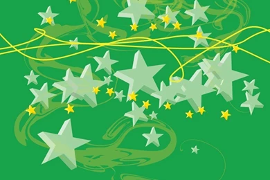 Green Stars   Stars Wallpapers (18795861)   Fanpop