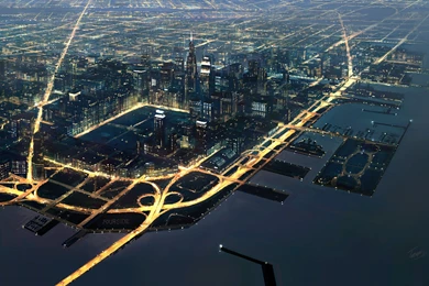 Anime Cityscape Wallpapers 2560x1440   (