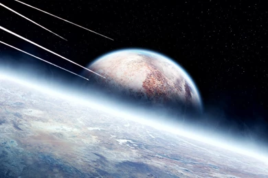 Fantasy Space Missile Wallpapers Free