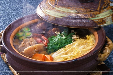 Served Vegetable Soup Wallpapers