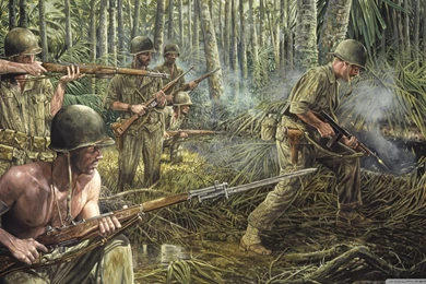 Soldiers At War Art HD Desktop Wallpapers : High Definition ...