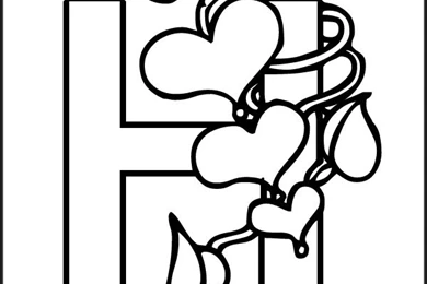 H Coloring Page: [Coloro ]