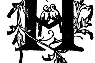 H, Floral Initial