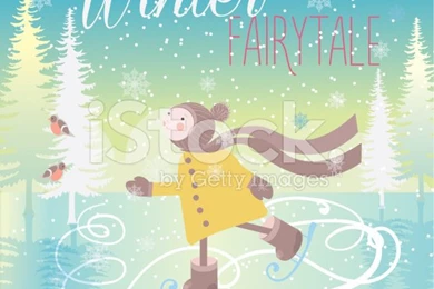 Winter Fairytale Backgrounds Stock Vector Art 81472533   IStock